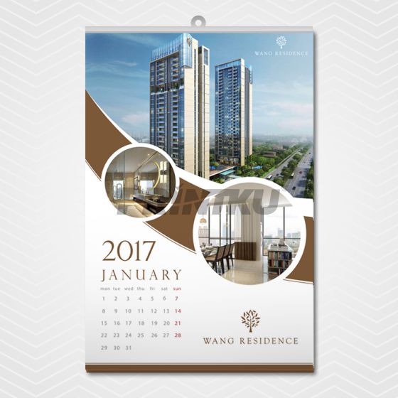Kalender Dinding 50x70cm Ap120 Offset