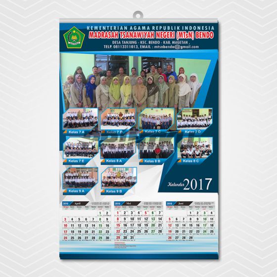 Kalender Dinding 31x48cm Ap120 Offset